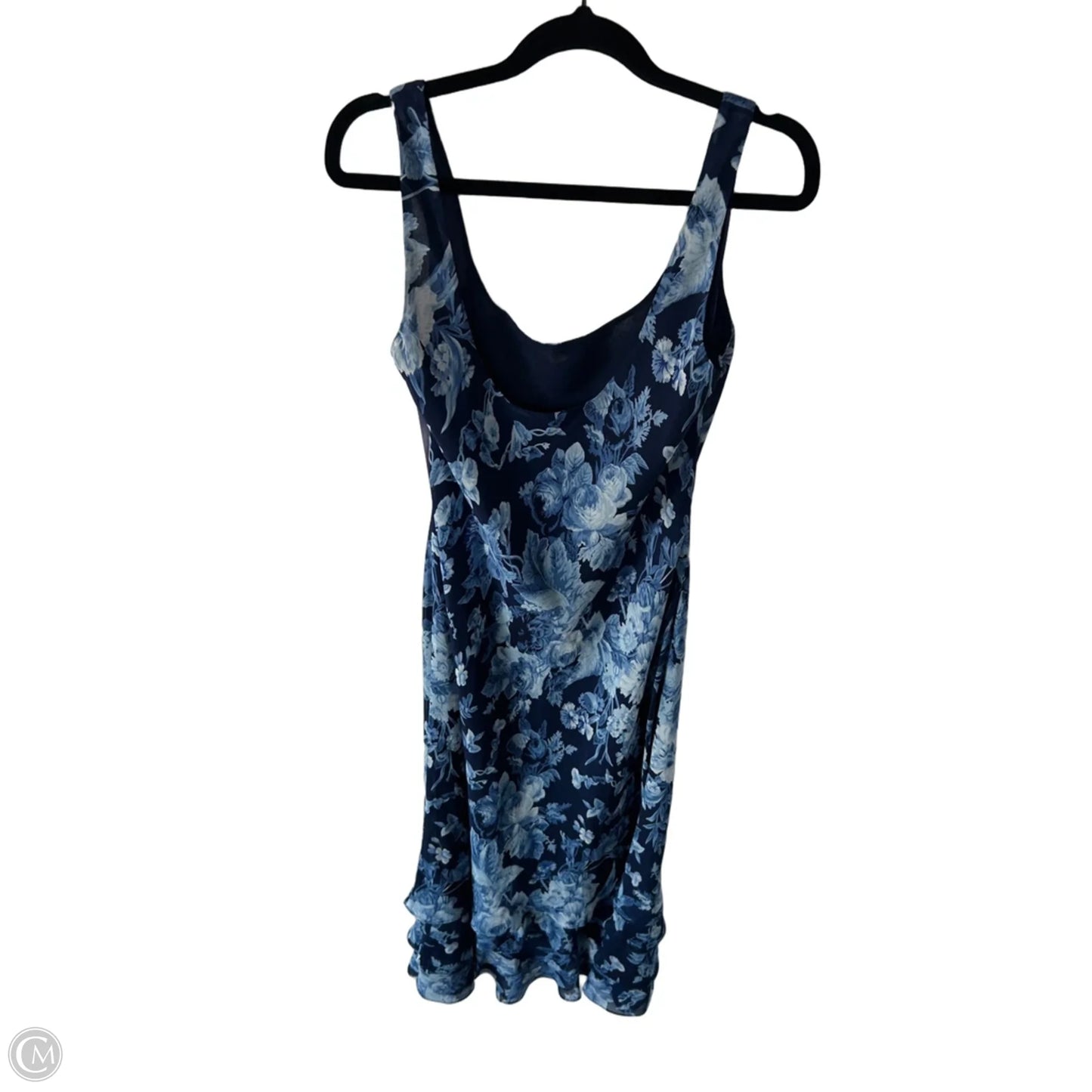 Dress Party Midi By Lauren By Ralph Lauren In Blue, Size: M