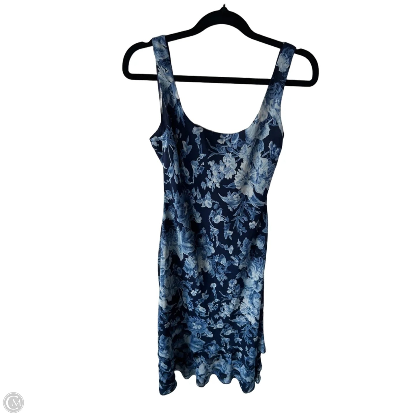 Dress Party Midi By Lauren By Ralph Lauren In Blue, Size: M