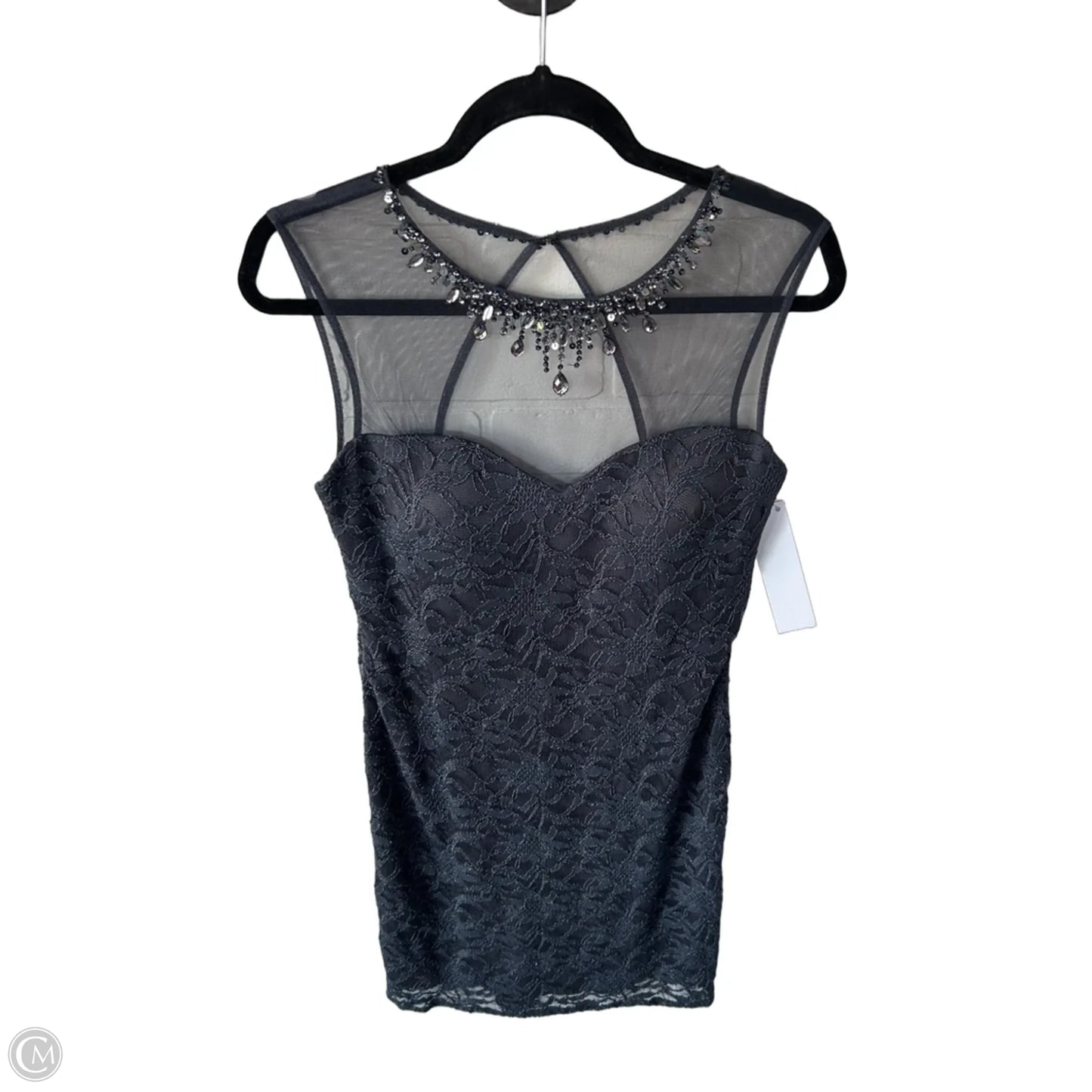 Dress Party Short By Clothes Mentor In Grey, Size: M