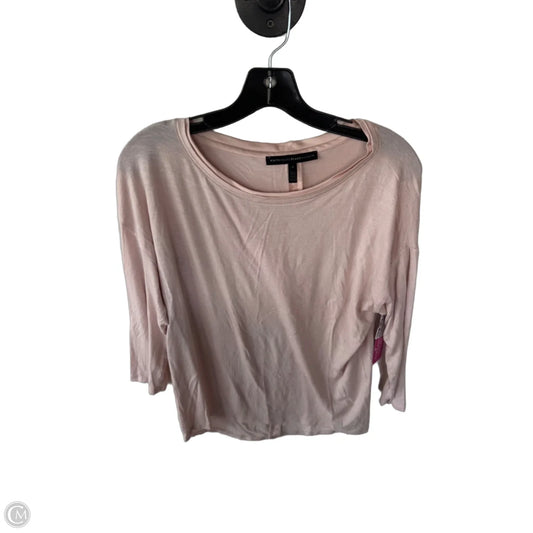 Top 3/4 Sleeve By White House Black Market In Pink, Size: S