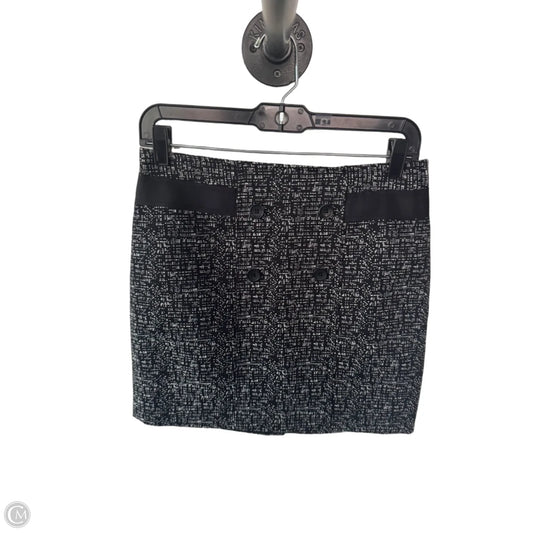 Skirt Mini & Short By Forenzia In Black & White, Size: 2
