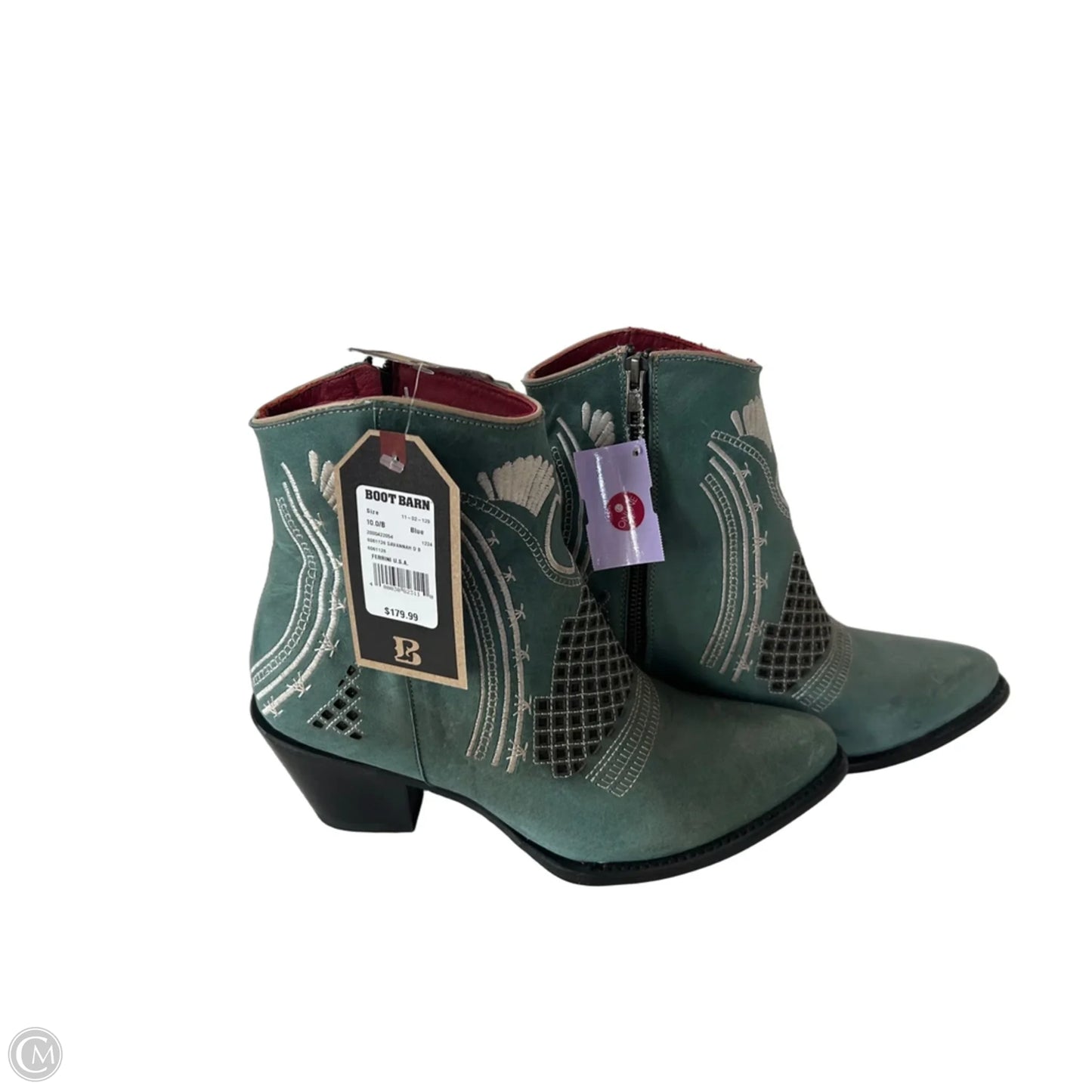 Boots Western By Cma In Black & Blue, Size: 10