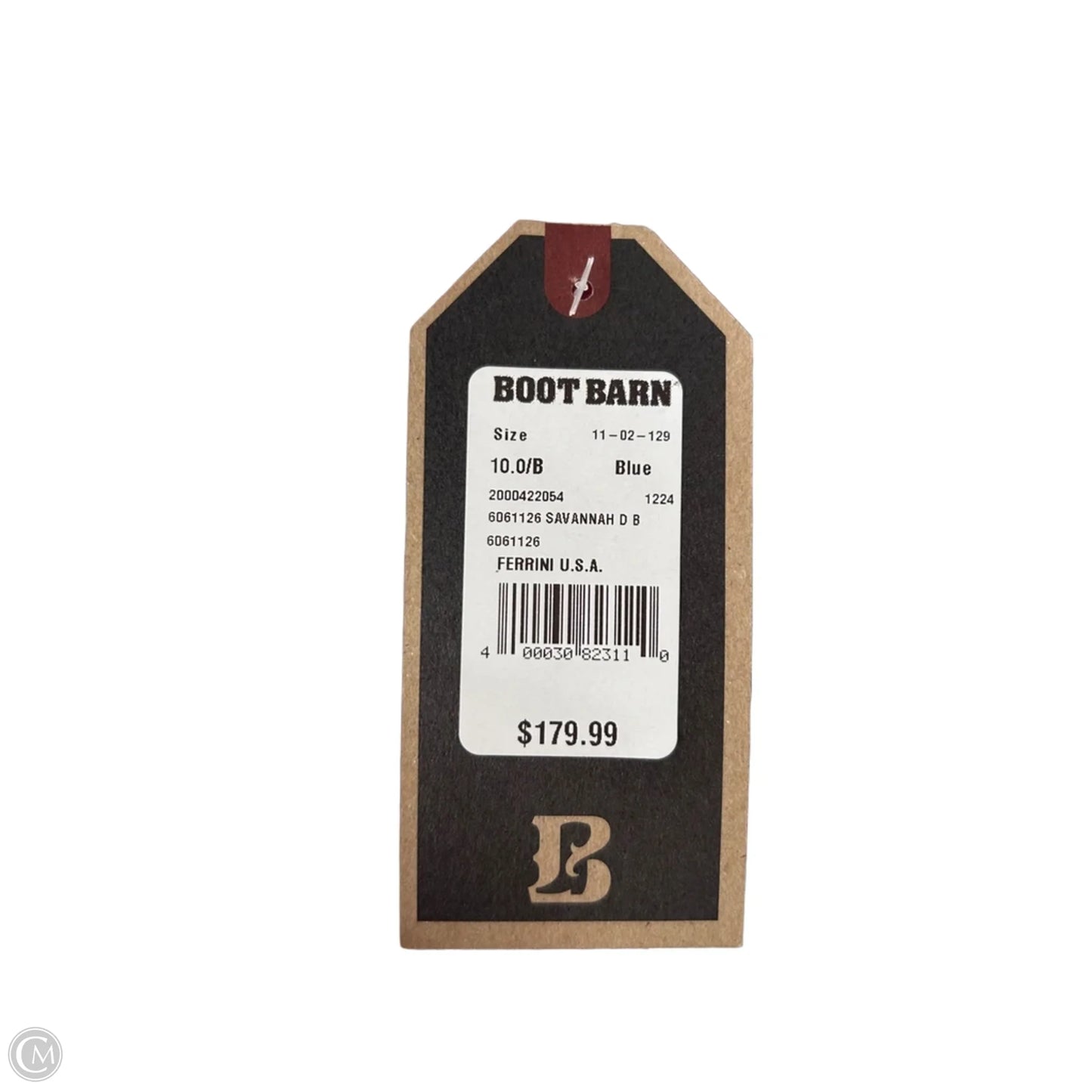 Boots Western By Cma In Black & Blue, Size: 10