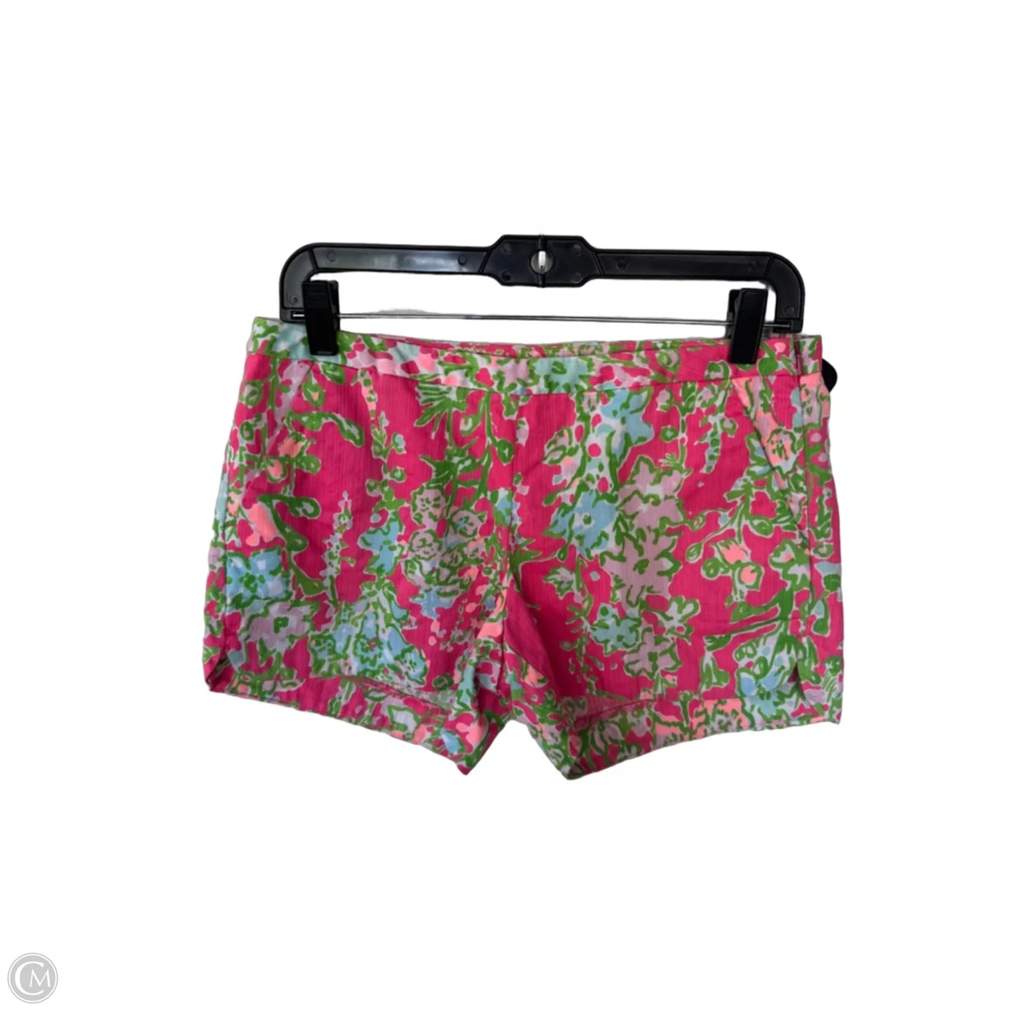Shorts Designer By Lilly Pulitzer In Green & Pink, Size: 4