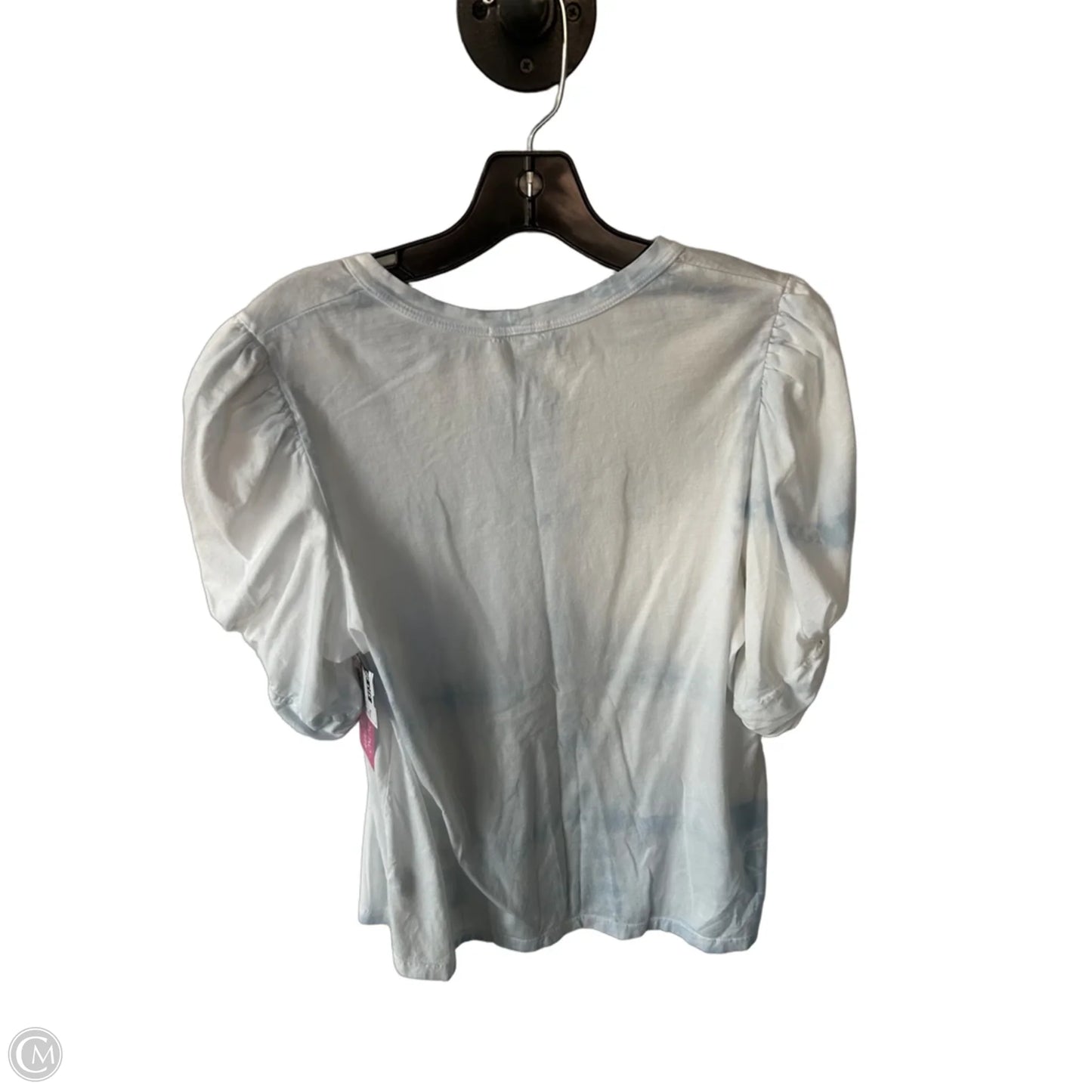 Top Short Sleeve By Alc In Blue & White, Size: Xl