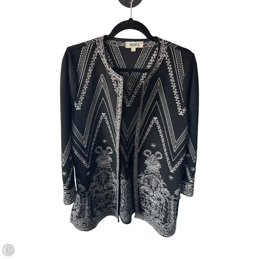 Blazer By Clothes Mentor In Black & Grey, Size: M
