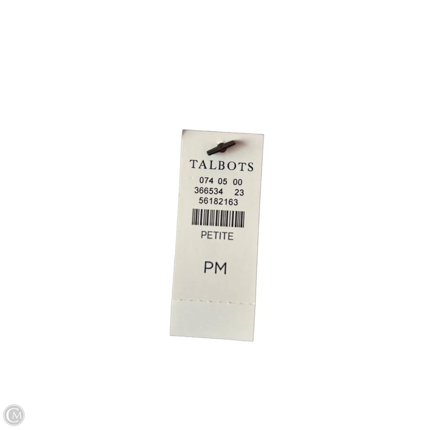 Dress Casual Short By Talbots In Pink & White, Size: Mp