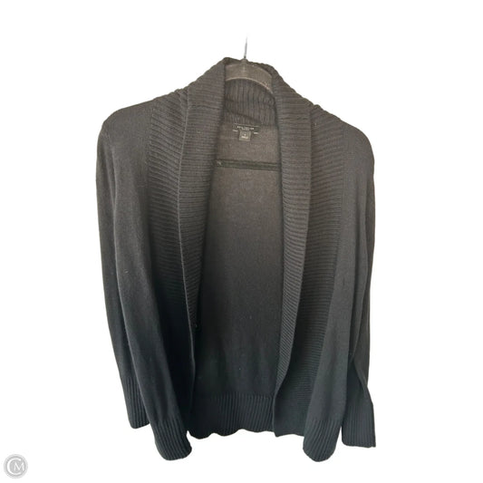 Sweater Cardigan By Ann Taylor In Black, Size: S