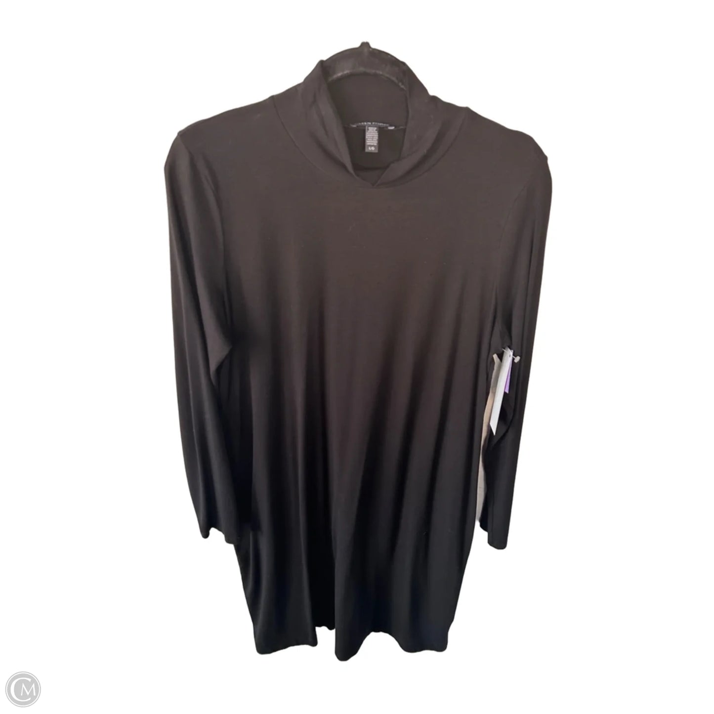 Dress Casual Short By Eileen Fisher In Black, Size: L