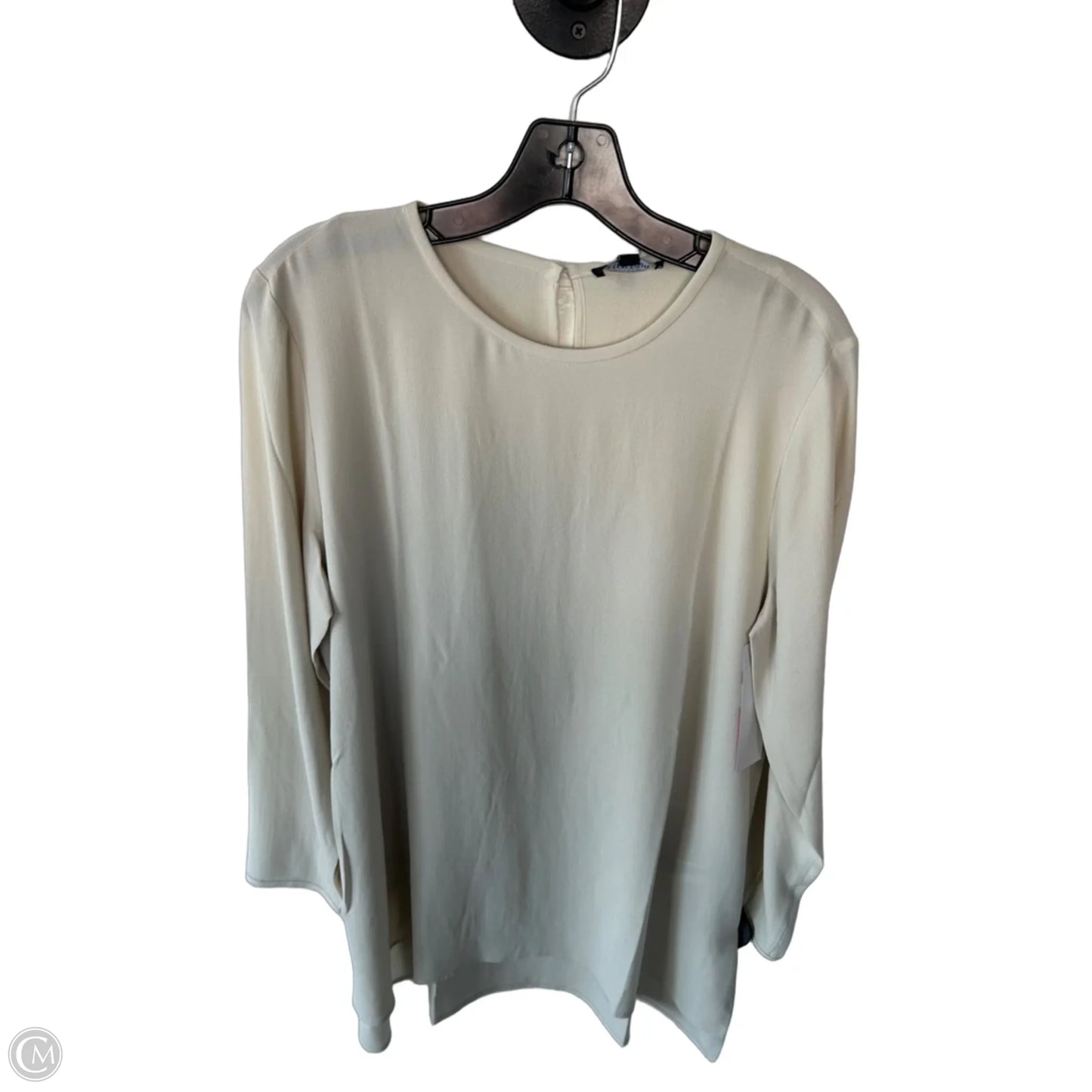 Tunic Long Sleeve By Eileen Fisher In Tan, Size: S