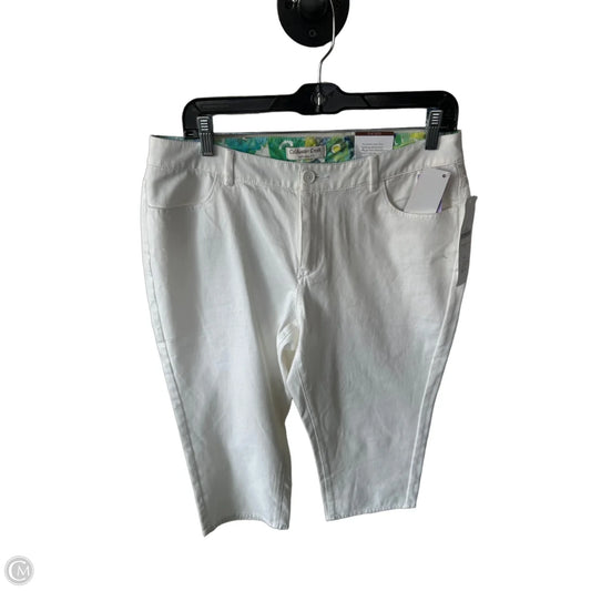Capris By Coldwater Creek In White, Size: 12p