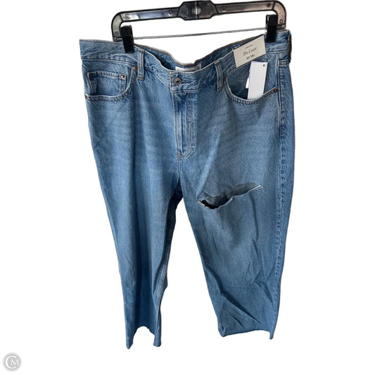 Jeans Straight By Abercrombie And Fitch In Blue, Size: 16