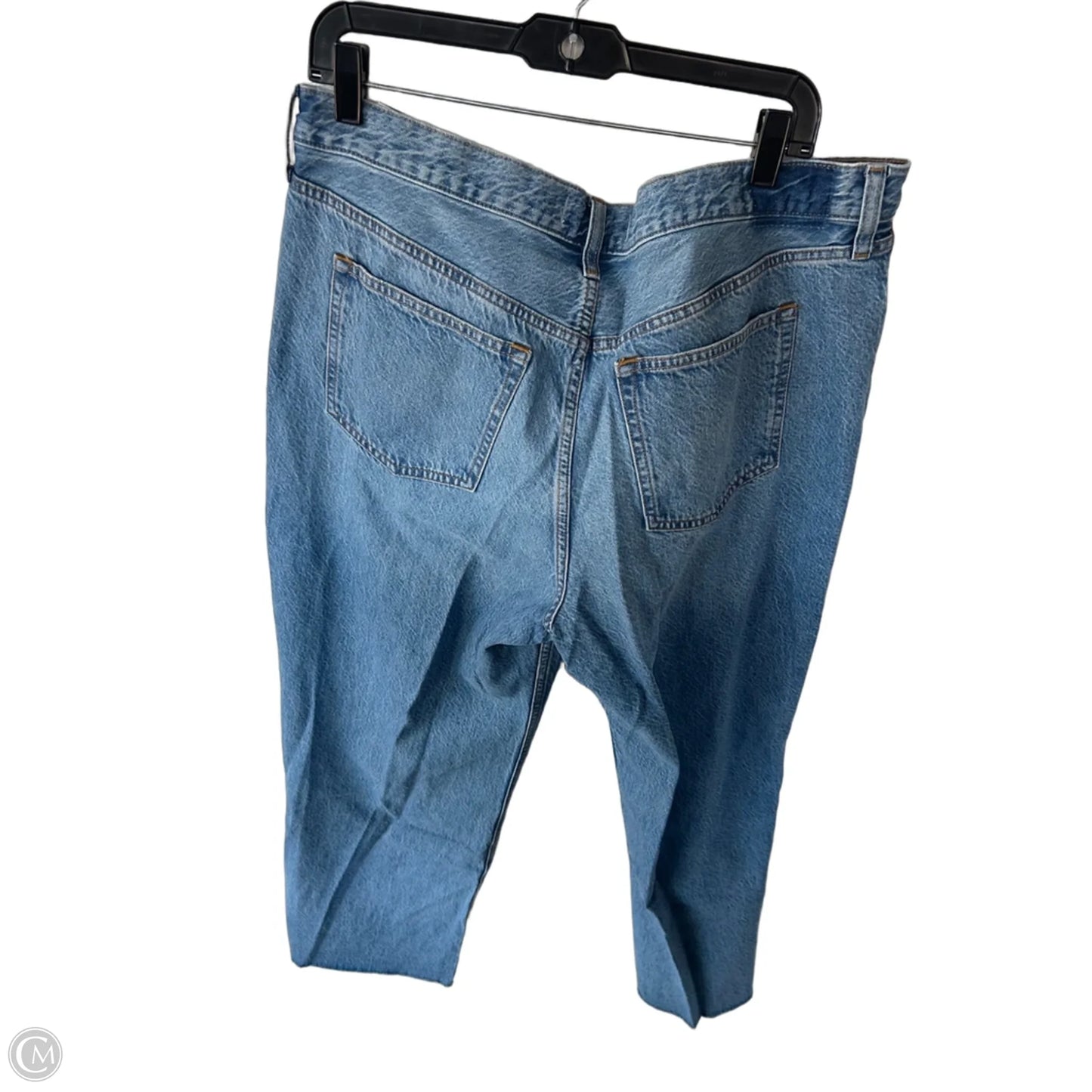 Jeans Straight By Abercrombie And Fitch In Blue, Size: 16