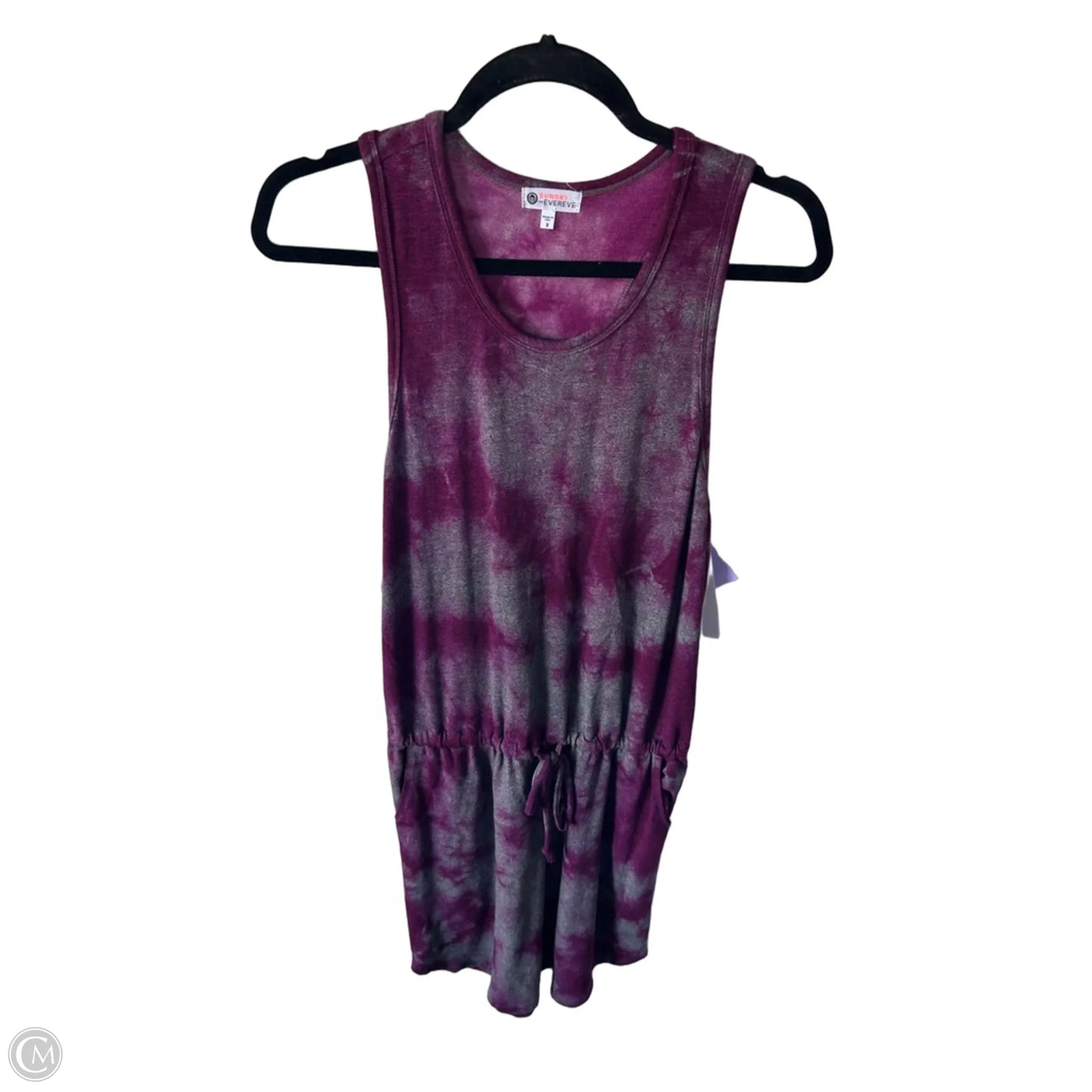Dress Casual Short By Sundry In Grey & Pink, Size: L
