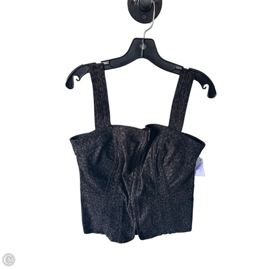 Top Sleeveless By Pilcro In Animal Print, Size: L
