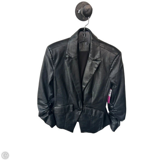 Blazer By Clothes Mentor In Black, Size: Xs