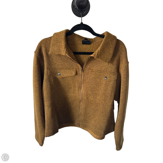 Jacket Fleece By Patagonia In Yellow, Size: Xl