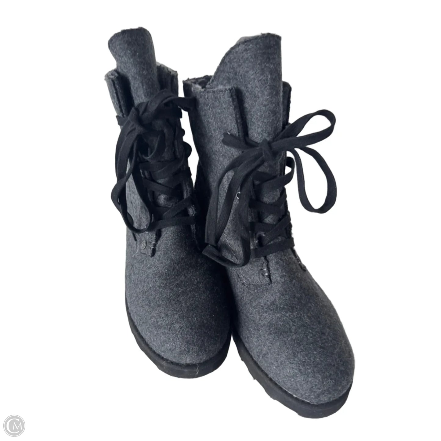 Boots Mid-calf Heels By Bearpaw In Grey, Size: 10