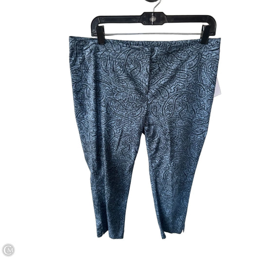Pants Dress By J. Jill In Black & Blue, Size: 10