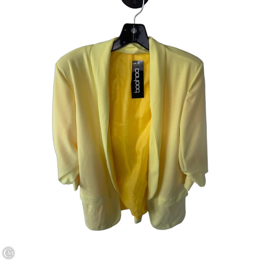 Blazer By Boohoo Boutique In Yellow, Size: M
