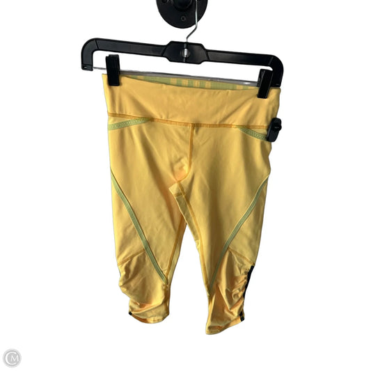 Athletic Leggings Capris By Lululemon In Yellow, Size: 4