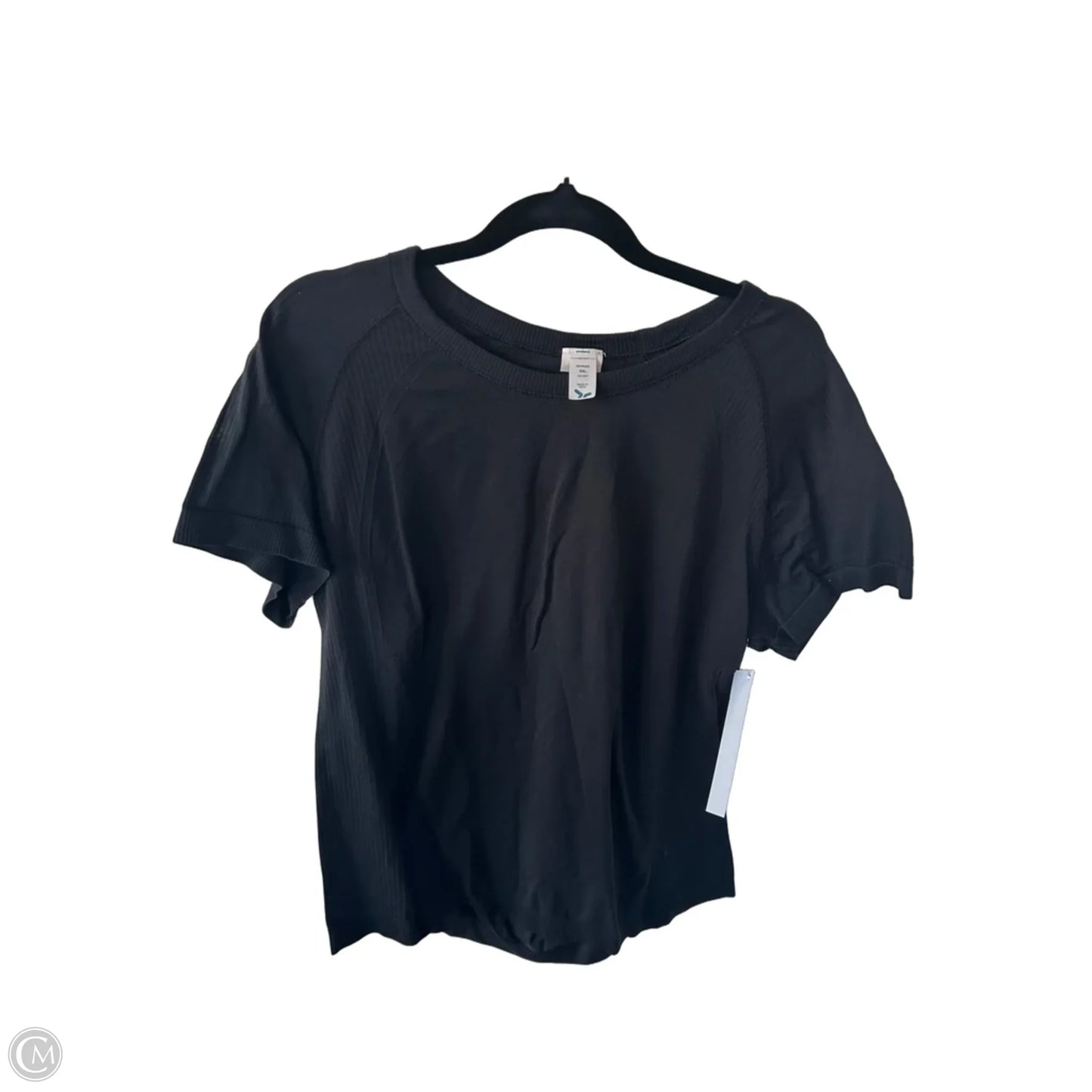 Athletic Top Short Sleeve By Old Navy In Black, Size: Xxl