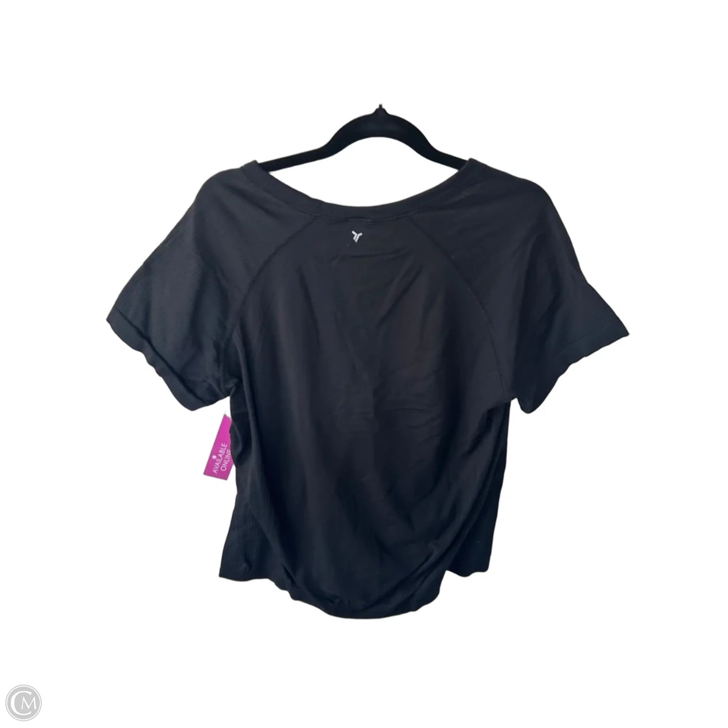 Athletic Top Short Sleeve By Old Navy In Black, Size: Xxl
