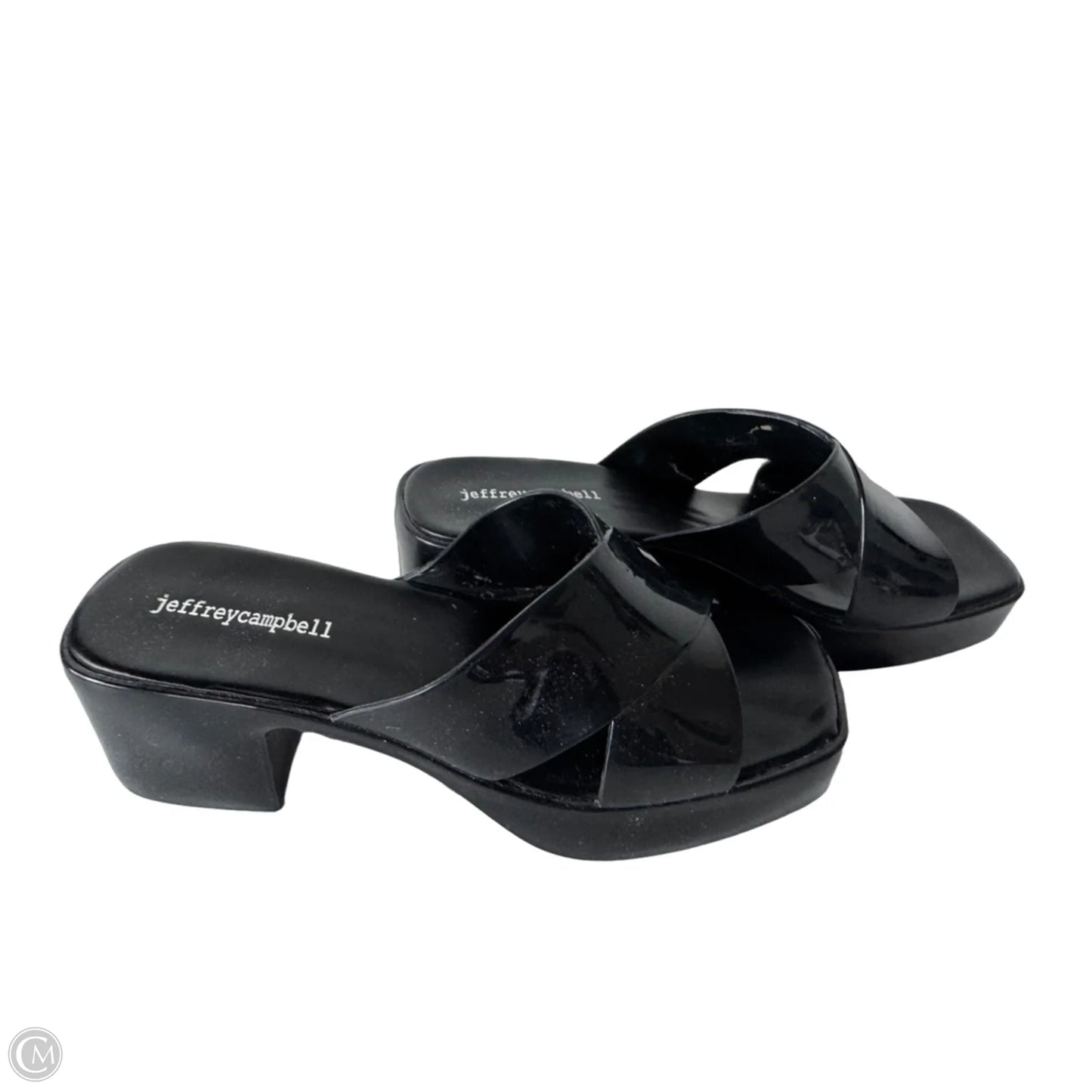 Sandals Heels Block By Jeffrey Campbell In Black, Size: 8