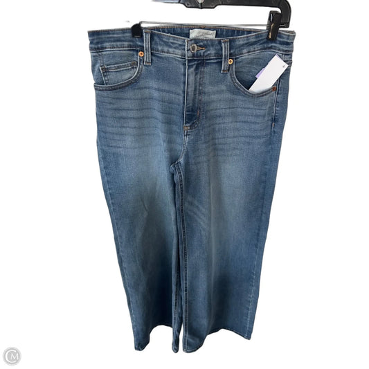 Jeans Wide Leg By Universal Thread In Blue Denim, Size: 12