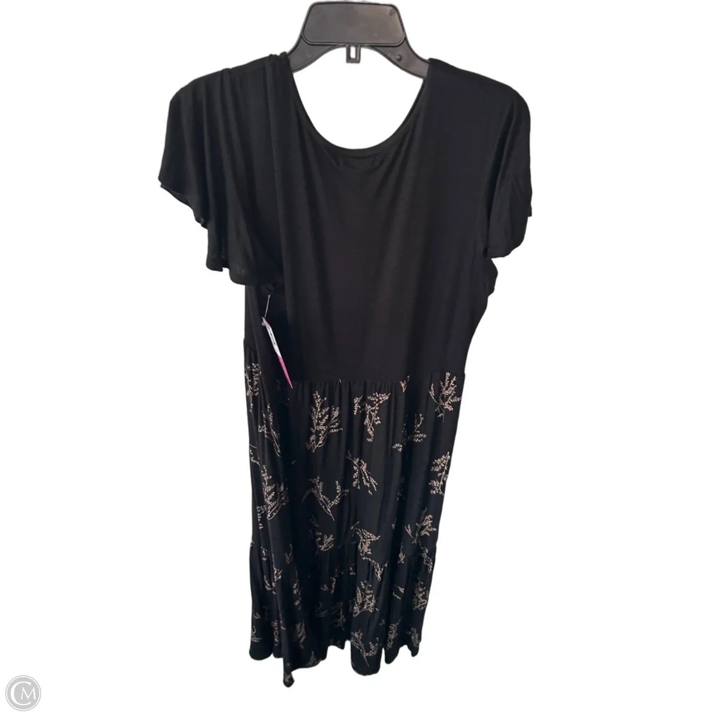 Dress Casual Midi By Maurices In Black & Brown, Size: Xl