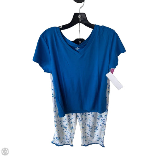 Pajamas 2pc By Jockey In Blue & White, Size: M