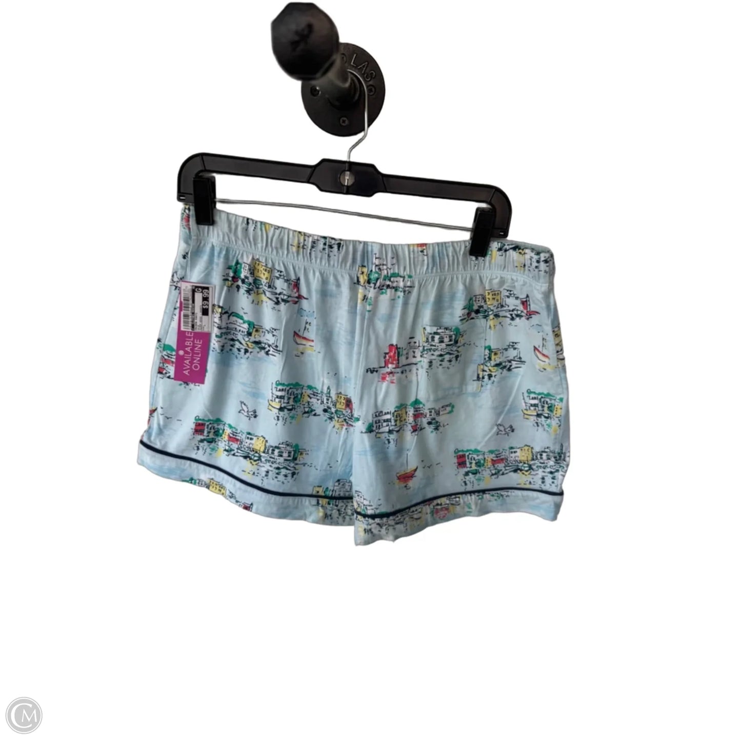 Pajama Pants By Clothes Mentor In Blue, Size: L