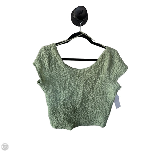 Top Short Sleeve By Maeve In Green, Size: M