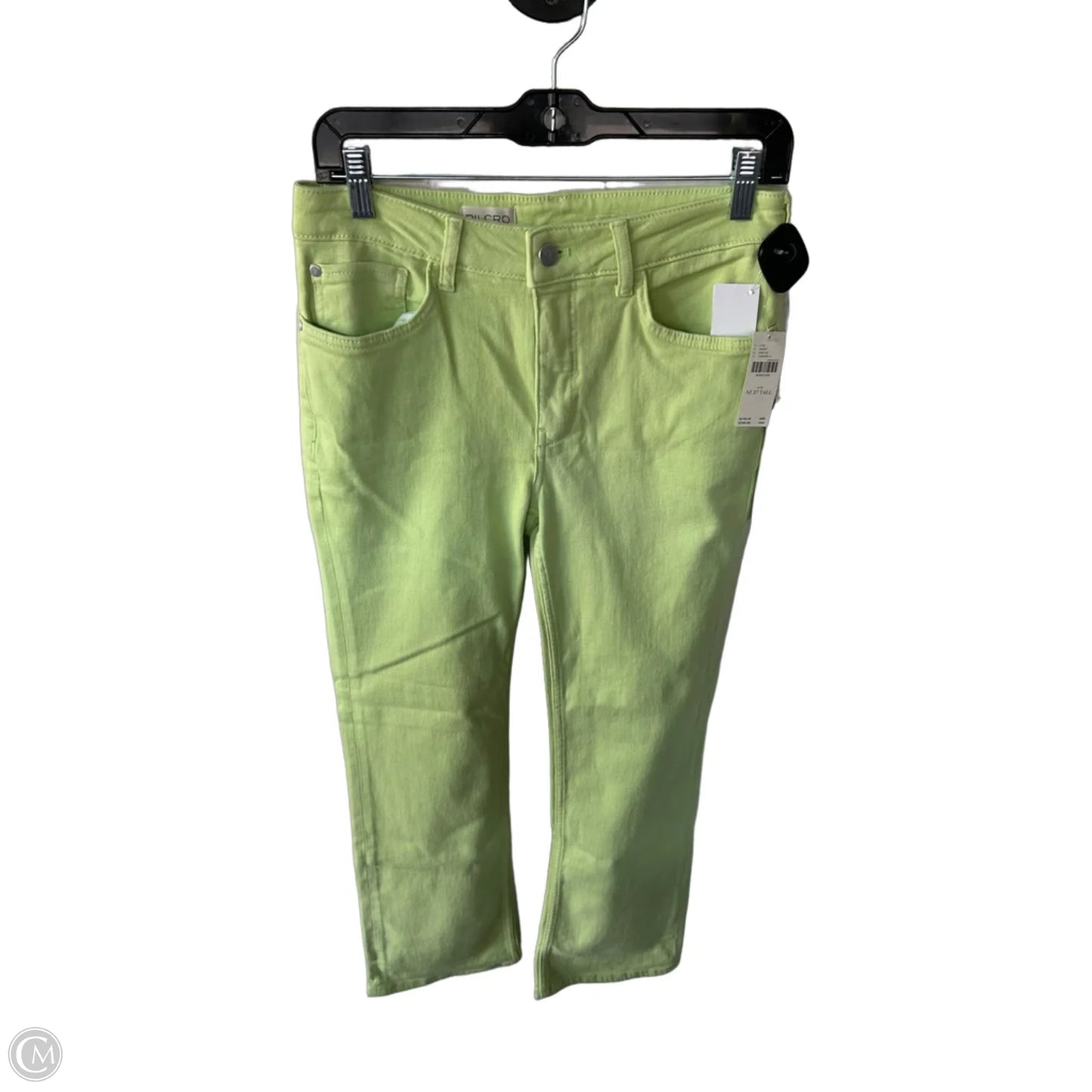 Jeans Straight By Pilcro In Green Denim, Size: 4l