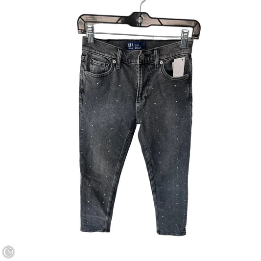 Jeans Straight By Gap In Grey Denim, Size: 0