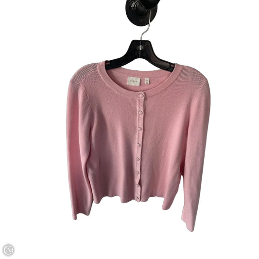 Sweater Cardigan By Cyrus In Pink, Size: M
