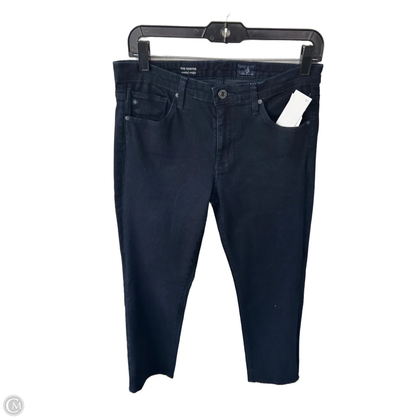 Jeans Straight By Adriano Goldschmied In Blue Denim, Size: 8