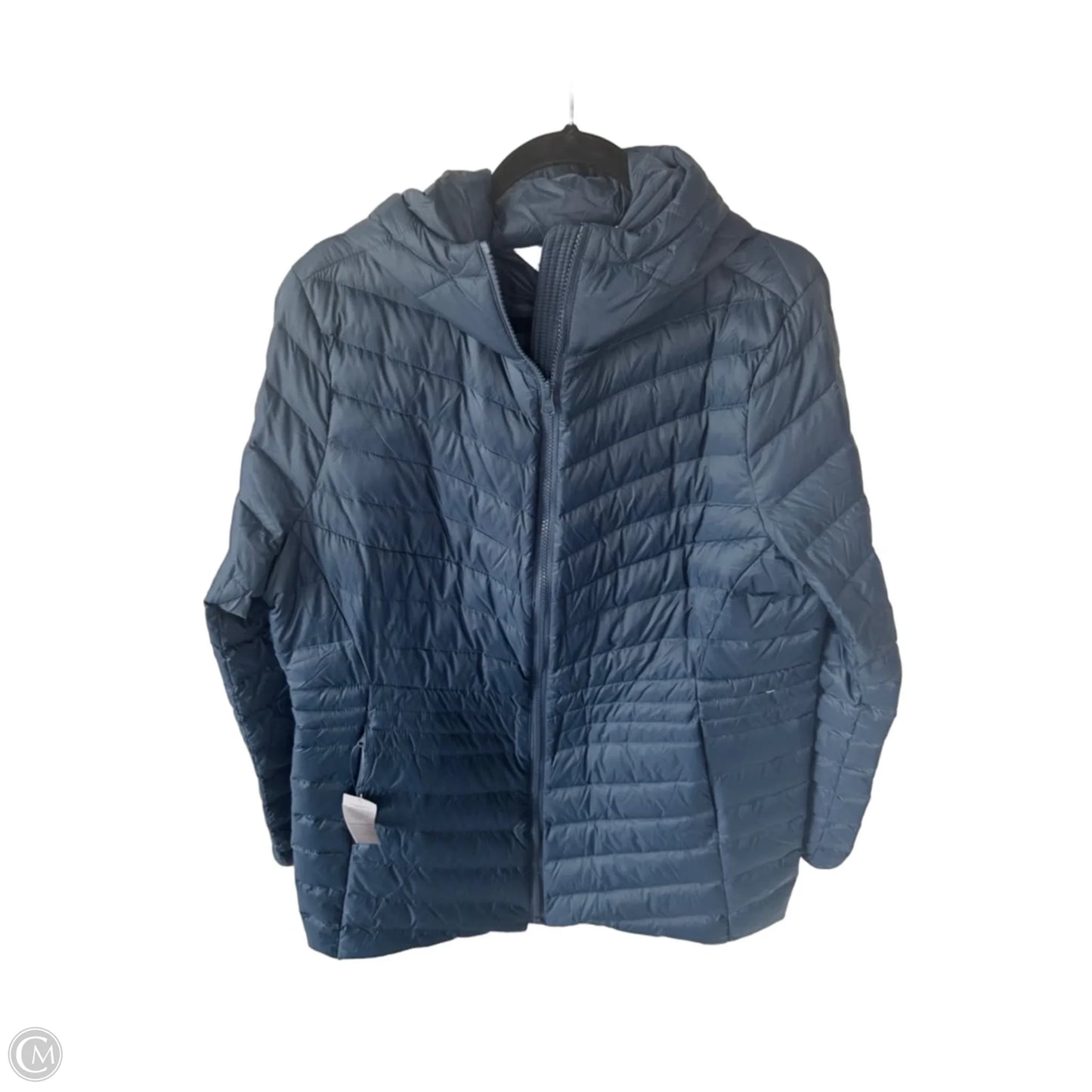 Coat Puffer & Quilted By Lands End In Blue, Size: Xl