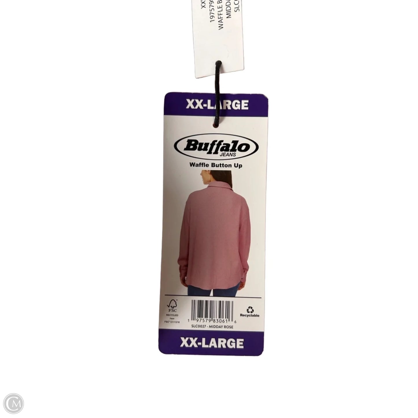 Top Long Sleeve By Clothes Mentor In Pink, Size: Xxl