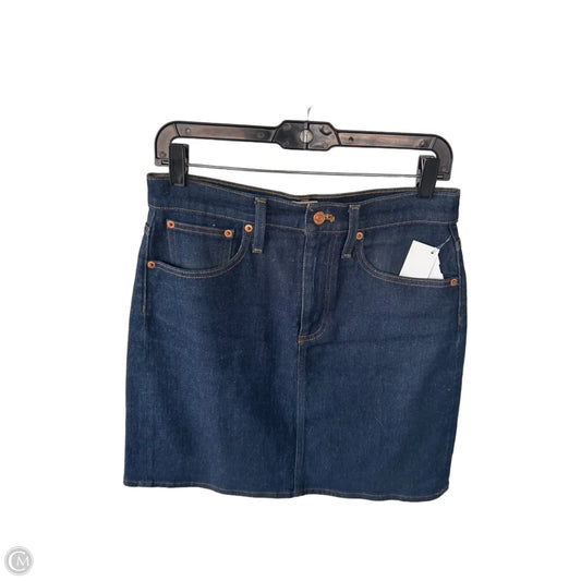 Skirt Mini & Short By J. Crew In Blue Denim, Size: 4