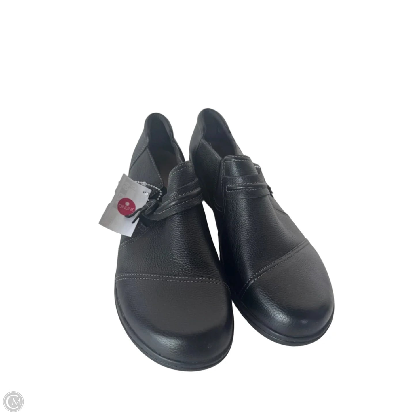 Shoes Flats By Clarks In Black, Size: 11