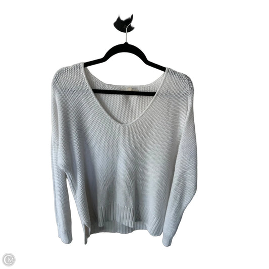 Sweater By Lucky Brand In White, Size: M