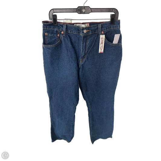 Jeans Boot Cut By Levis In Blue Denim, Size: 12l