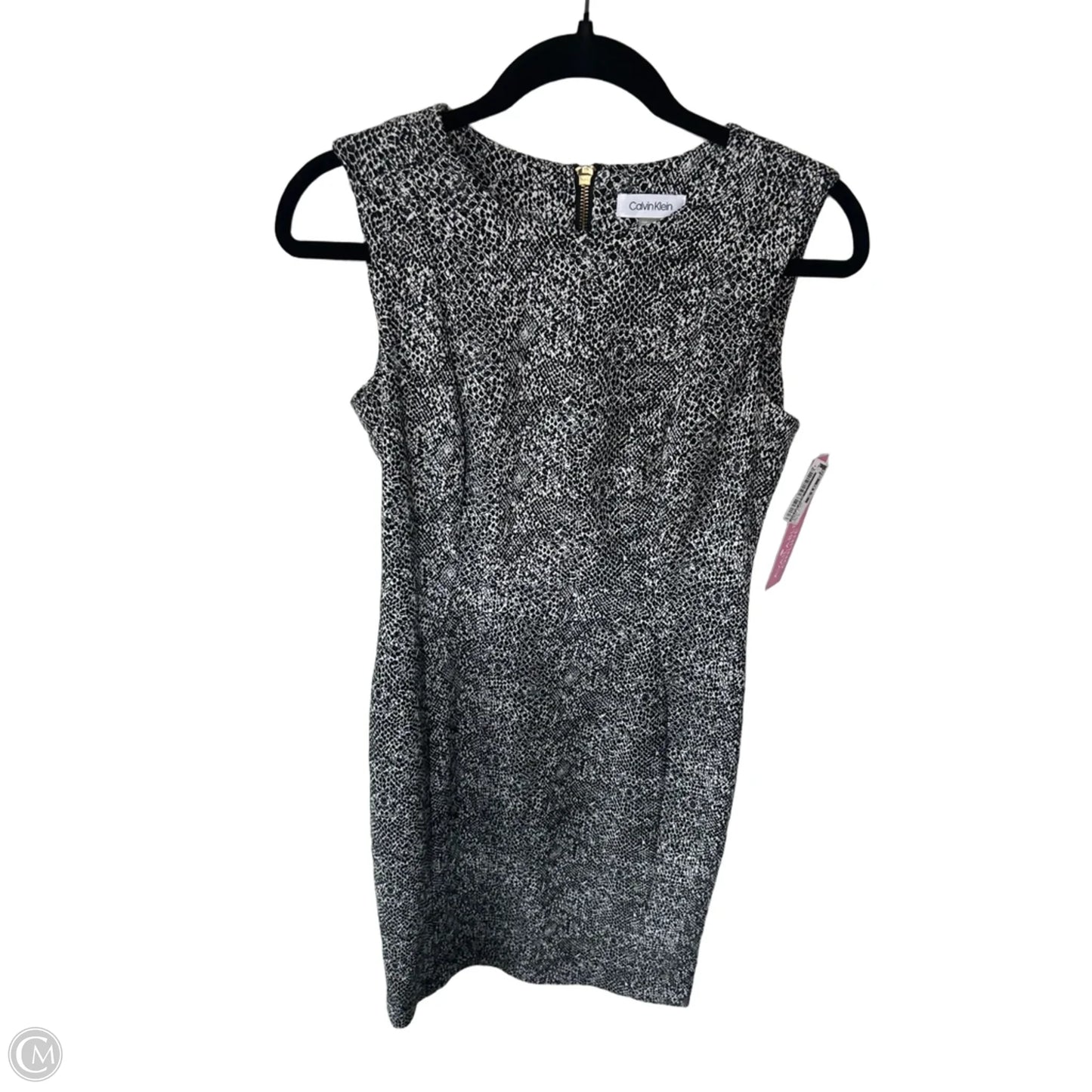 Dress Work By Calvin Klein In Black & White, Size: S