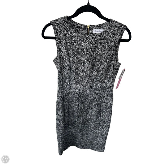 Dress Work By Calvin Klein In Black & White, Size: S