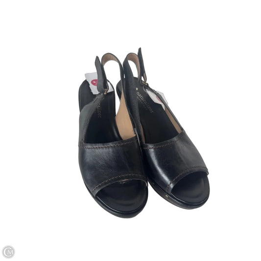 Sandals Heels Block By Naturalizer In Black, Size: 6