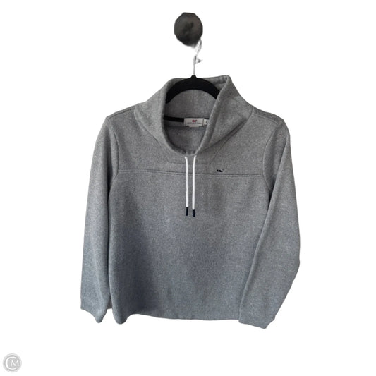 Sweatshirt Collar By Vineyard Vines In Grey, Size: S