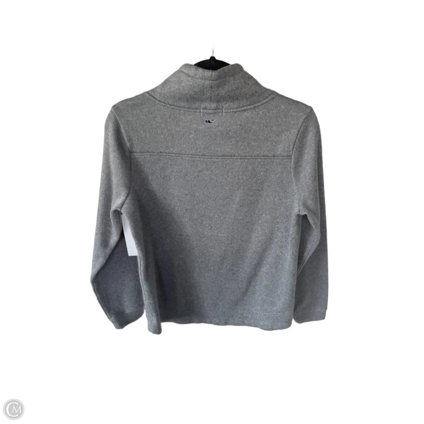 Sweatshirt Collar By Vineyard Vines In Grey, Size: S