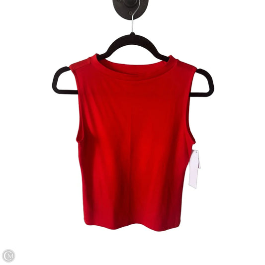 Top Sleeveless By Ann Taylor In Red, Size: Xs
