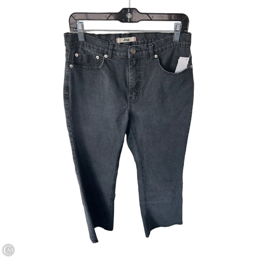 Jeans Straight By Jag In Grey Denim, Size: 12